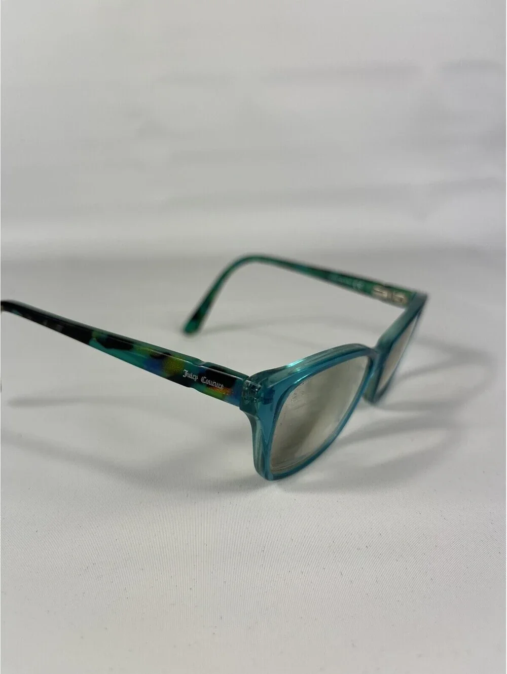 Juicy Couture Petite Eyeglasses Frames Only JU 938 ZI9 Clear Blue 47-16-130
